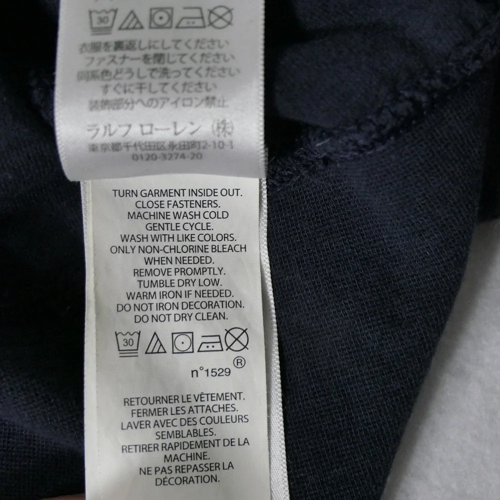 Polo Ralph Lauren Mens Pullover M Navy 1/4 Zip Preppy Quiet Luxury 710680863001